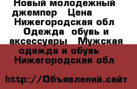 Новый молодежный  джемпер › Цена ­ 600 - Нижегородская обл. Одежда, обувь и аксессуары » Мужская одежда и обувь   . Нижегородская обл.